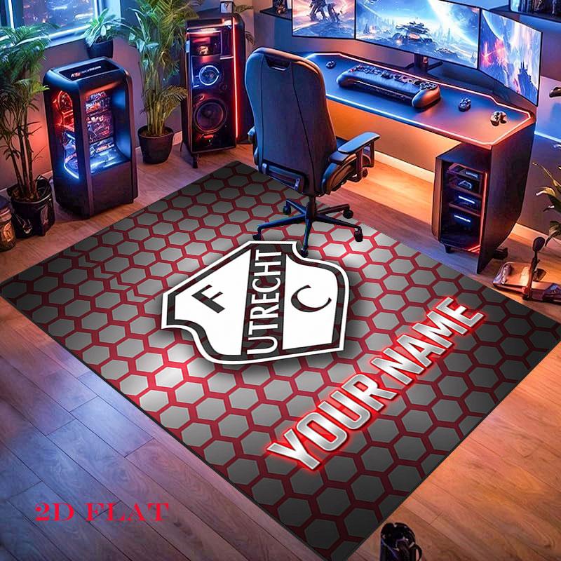 Custom Fc Utrecht Carpet Rug for Living Room Bedroom Home Sofa Decoration,Kids play Nonslip Floor Mat