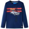Children's Long-Sleeved T-shirt, Navy Blue, 116