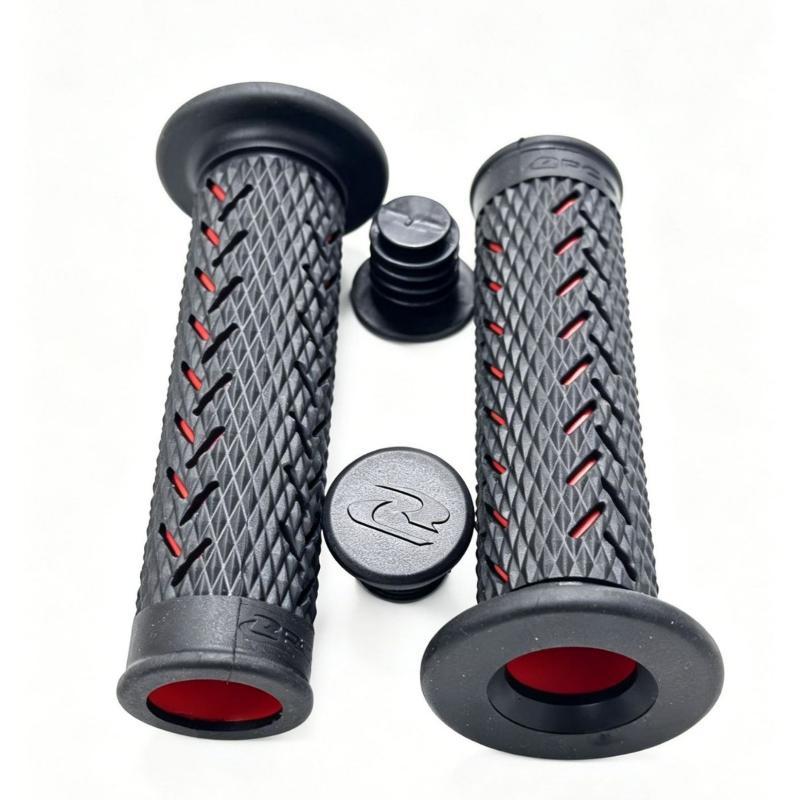 High Quality 22mm Gel Rubber Motorcycle Handlebar Grips 1 Pair Anti-slip Covers for Street Bike Scooter Motocross