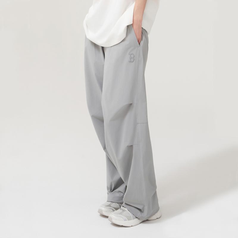 New MLB Basic Boston Red Sox Casual Pants Unisex Light Gray 3AWPB0253-43GRL