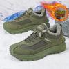 Autumn and Winter Men's Cotton Shoes Low-top Warm Outdoor Cold Boots Thickened Fluff Casual Sports Men's Shoes