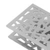 Stable Base Metal Napkin Holder Hollow Out Stainless Steel Napkin Holder  Buffet