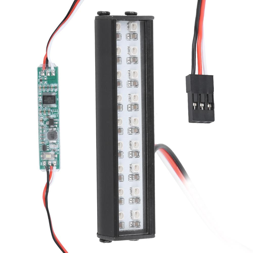 

18LED Colorful RC Roof Light High Brightness Light 55mm Length Fit for Traxxas RC Car