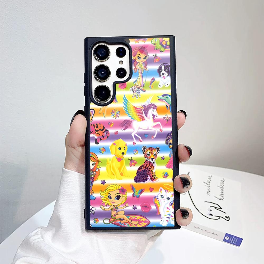 Lisa Frank Phone Case For Samsung Galaxy S26 S25 S24 S23 S22 S21 S20 FE Edge Pro Plus Ultra PC+TPU Cover