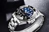 Pagani Design Men's Watch Made In Japan SEIKO NH35 Movement Submariner Diver Automatic Mechanical Case Waterproof Ceramic Bezel Business Work Dress