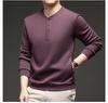 Men's Winter Fleece-Lined Long-Sleeve Casual Sweatshirt