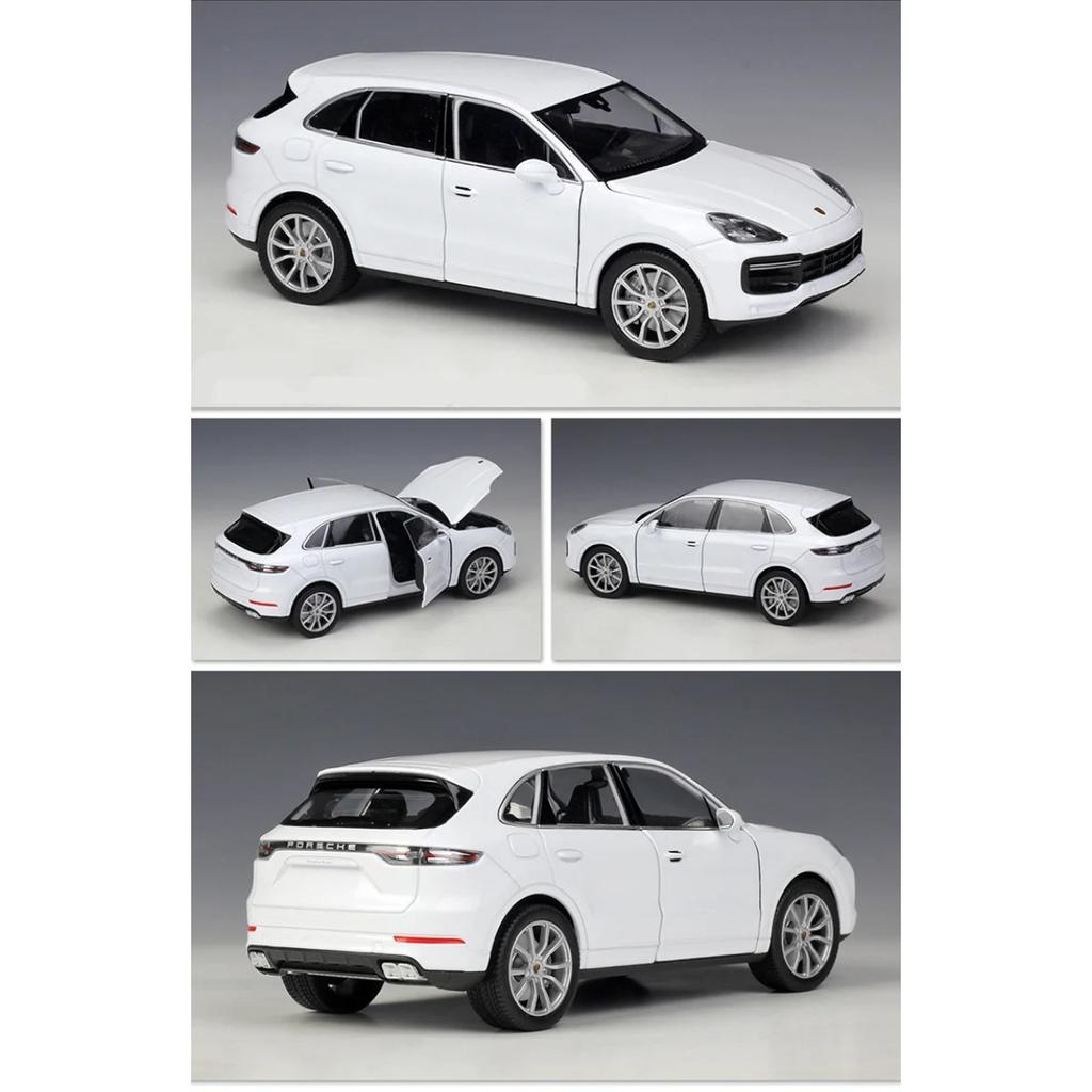 Welly 1/24 Porsche Cayenne Turbo SUV Alloy Car Model Diecast Metal Off-road Vehicles Car Model High Simulation Children Toy Gift