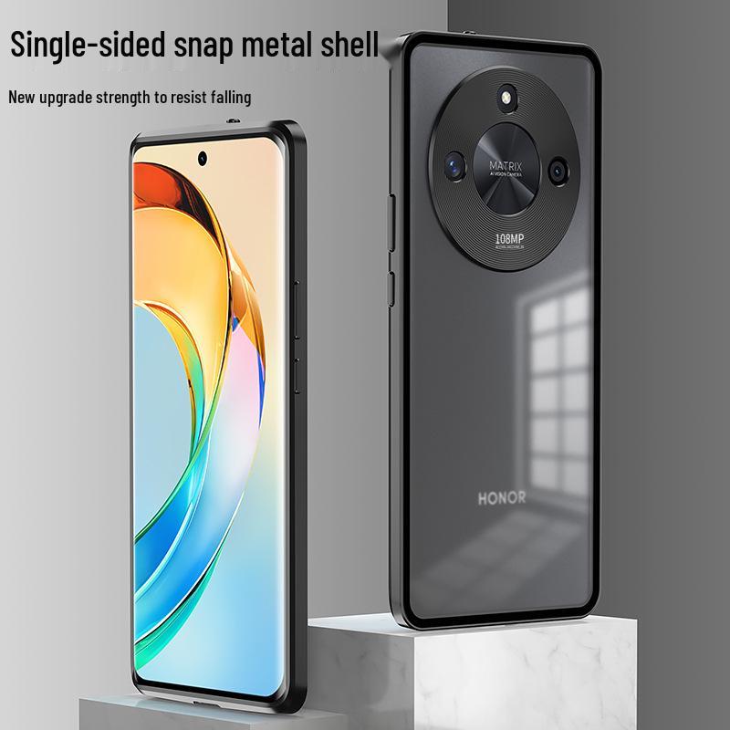 Honor X50gt Magic7Pro Anti-Fall Metal Frame Snap-On Phone Case