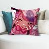 Cute IIronmouse Vtuber Pillow Cases for Bedroom Living Room Sofa Home Decor Polyester Cushion Cover with Zipper