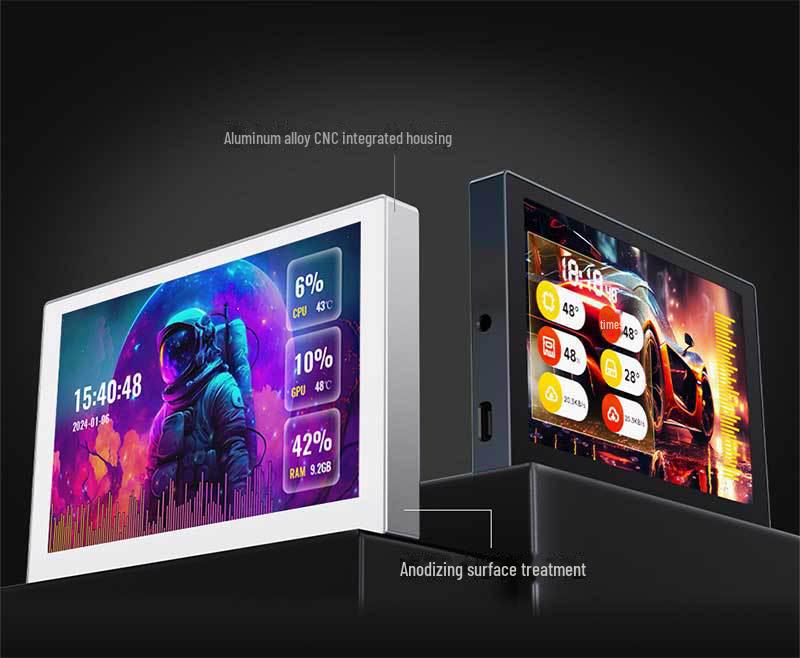 8-Zoll RGB LCD USB Unterbildschirm mit Tonaufnahme, 1280x800 Auflösung