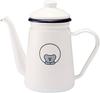 Toyoho ANDY THE MOUSE Enamel Cafe Pot, White, Size: Approx. W21.5 X D11 X H19.5, AMJ-2305