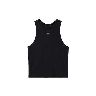 Solid Color Round Neck Fitted Sleeveless Tank Top Women Tops Black FB4630-010