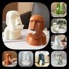Box Tissue Moai Creative Table Living Room Fun Easter Household Supplies Storage