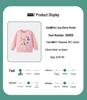 Sweet 26 Years Girls' Round Neck Sweatshirt with Cartoon Flowers Embroidery for Autumn/Winter