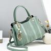 New Women Embossed Leather Shoulder Bag Large Capacity Crossbody Bag Fashion Handbag Shopping Tote Bags Women Handbags