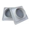 PP Air Vent Grille Ventilation Cover With Flaps With Insect Screen 150*150mm/200*200mm Louver Vent Air System Net Cover Screen