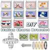 Colorful Charm Italian Links Cartoon Charm Bracelet Link  for Making DIY Jewelry