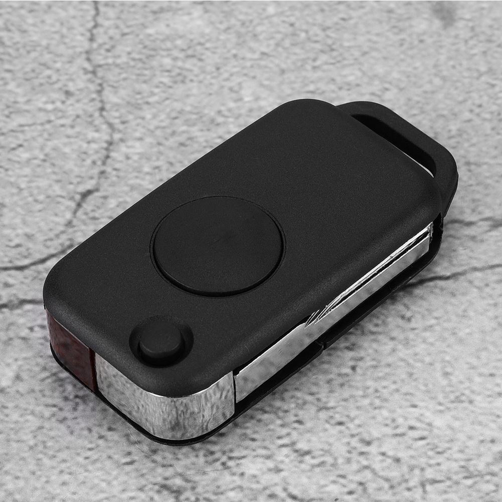 Sklopný 1tlačítkový obal klíče dálkového ovládání pro Mercedes Benz Třídy 1984 2004