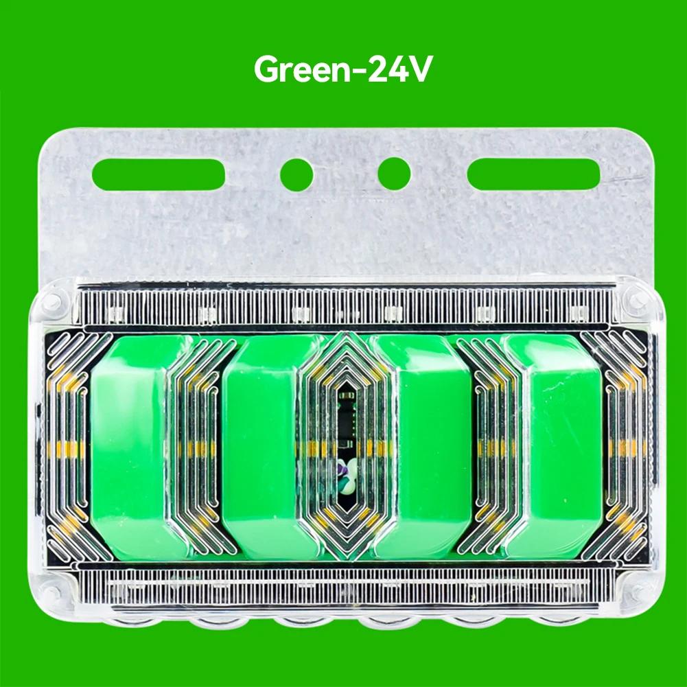 24V Super Bright Truck LED Waterproof Side Marker Indicator Lamp Clearance Light Flowing Lamp Design Quickly Installation Lights