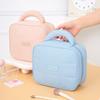 Soft Foam Women's Cosmetic Bag Handheld Makeup Wash Skincare Pouch Large Capaci Square Toiletries Storage Organizer