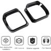 PIUGILH Rearview Mirror Rain Shield Cover Compatible with Land Rover Defender 2020 2021 2022 2023 2024, ABS Rear View Mirror Protector Frame, 2Pcs