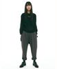 HYII Double-Pleat Tapered Sweatpants [Charcoal Gray]