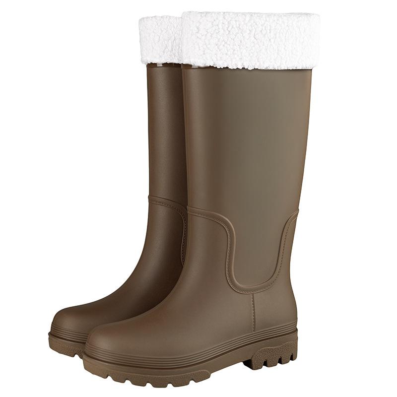 Fashion rain boots cm extra high rain shoes women's water boots waterproof outer wear water shoes long rubber shoes