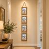 Stile Rustico Pittura Murale Cornice per Foto Portafoto Collegato Cornice per Ritratti di Famiglia Decorazione da Parete
