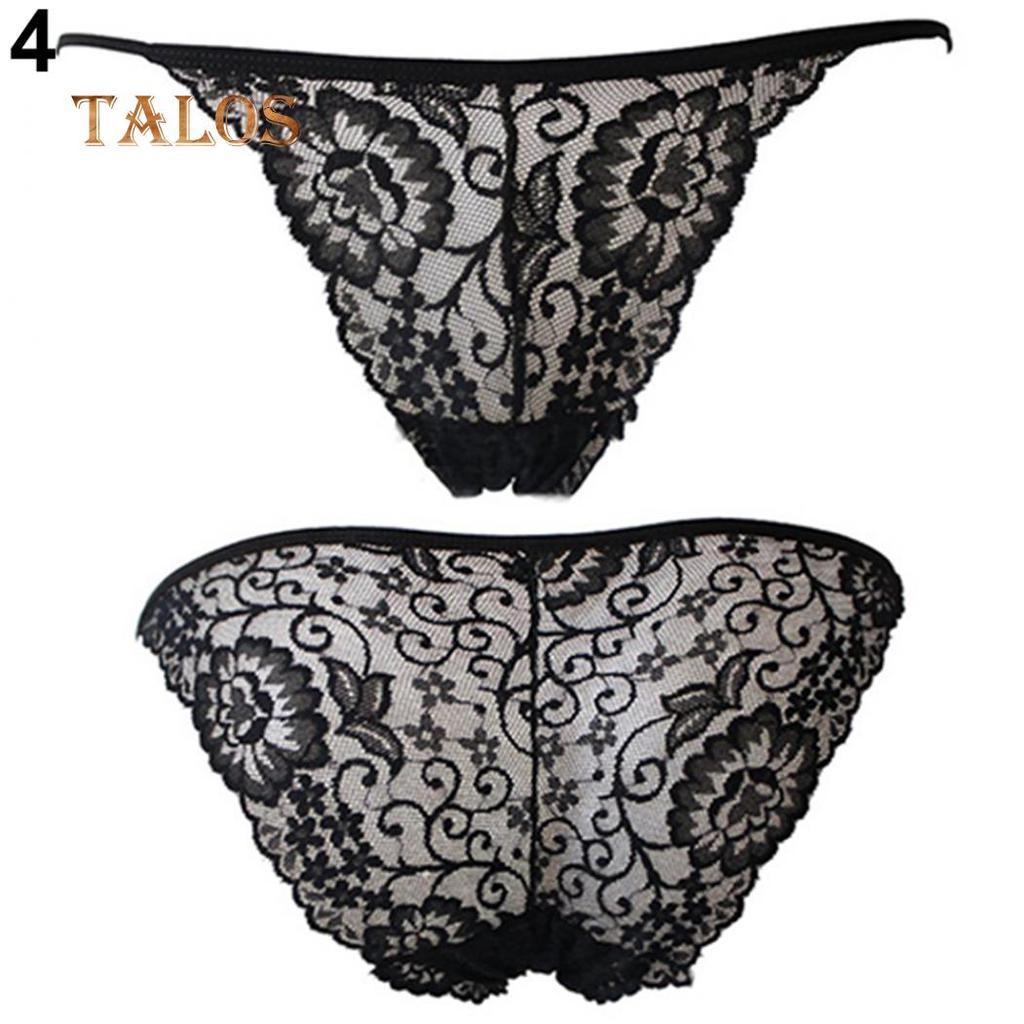 Talos Women's Sexy Lace G-string See Through Briefs Panties Thongs Underwear Knickers