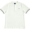 Polo Bawełniana Koszulka Polo z Kołnierzykiem Henley i Guzikami z Haftowanym Kucykiem Krótki Rękaw Luźny Krój Koszulki dla Dzieci 323839672-002
