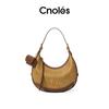 Cnoles Women's Crescent Hobo Shoulder Crossbody Bag