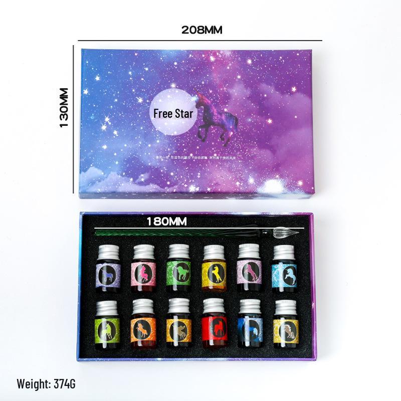 

Набор хрустальных ручек с градиентом «Звездное небо» - Подарок для студентов и бизнеса