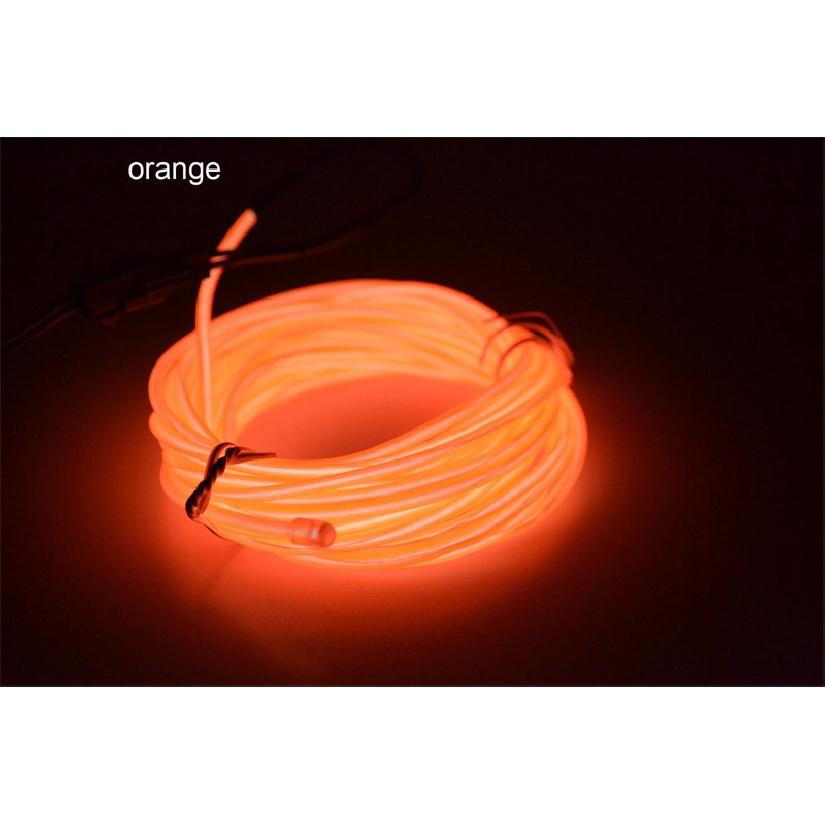 EL Wire LED Glow Light Colorful 1M 3.28ft Rope tape Cable Strip Neon Lights Shoes Clothing Car waterproof strip Lights