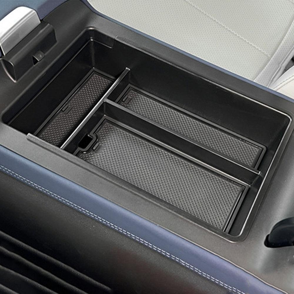 For Xiaopeng G6 Armrest Storage Box Car Central Control Organizer Container Stowing Tiding ABS Interior Tray Accessories