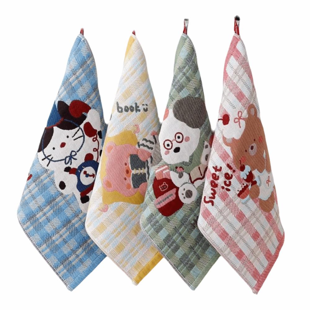 34x40cm Large Hand Towel Quick Dry 4 Layer Cotton Gauze Pure Cotton Dish Cloth Decorative Kitchen Towel Home Restaurant