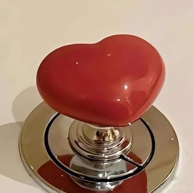 Praska do toalety w kształcie serca Miłość Naciśnij przycisk do toalety Łazienka Zbiornik na wodę Przyciski Przełącznik wciskany Wystrój pokoju kąpielowego Ochraniacz do paznokci