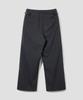 AGOD Strap Banding Wide Slacks [Charcoal Stripe]