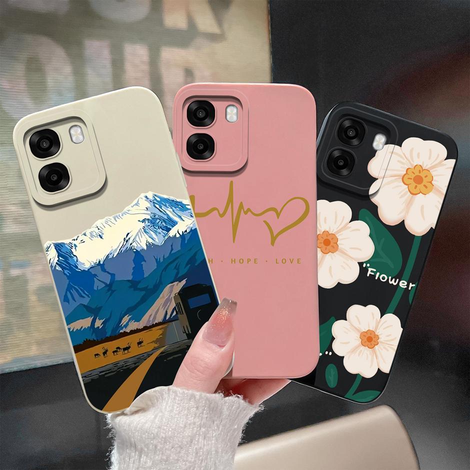 Case For Oppo A6 A6x A6s 4G 5G Cute Cartoon Cat Soft Silicone Protective Bumper Cover For OppoA6 OppoA6x A6s Anti Scratch Fundas