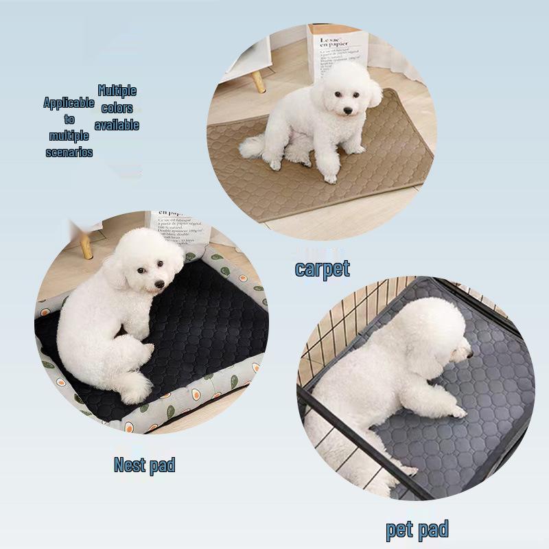 Cross-Border Pet Pee Pads: Washable Reusable Non-Slip with Instant Absorption for Dog & Cat Training.