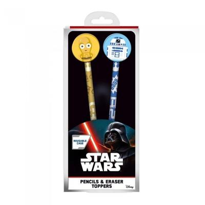 STAR WARS Bleistift und Topper (Packung mit 2)