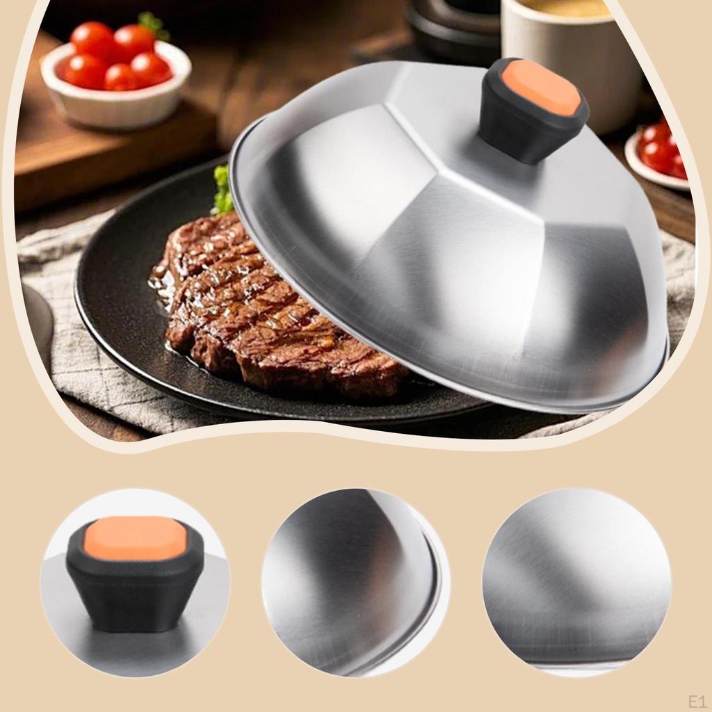 Basting-Abdeckung Schmelzdeckel Essen Schwerlast Mehrzweck Grillkuppel Grill für Burger