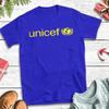 Olunteer Team of the Unicef Charity  T Shirt Summer  Pure Cotton T Shirts For Men's Design Tee Shirt Short Sleeves Funny Tops