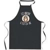 Kitchen Apron - Owl C'est La Vie - Black - Cotton - Printed In France