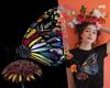 Colourful Butterfly Flower T-shirt Valentine’s Day Love Shirt Floral Tee for Her