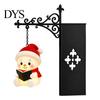 Reindeer Bookshelf Decor Christmas Vintage Lantern Lamp, Light-up Santa Claus Snowman Book Nook Decoration Decor, Hanging Divider Label for