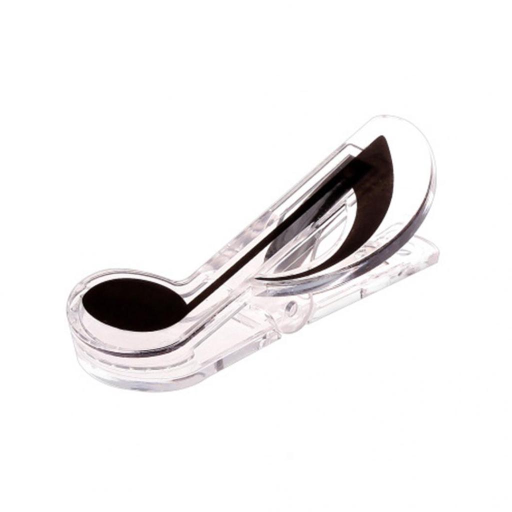 Härlig plastmusikboksida Musiknotform Klämma Treble Clef Bookmark