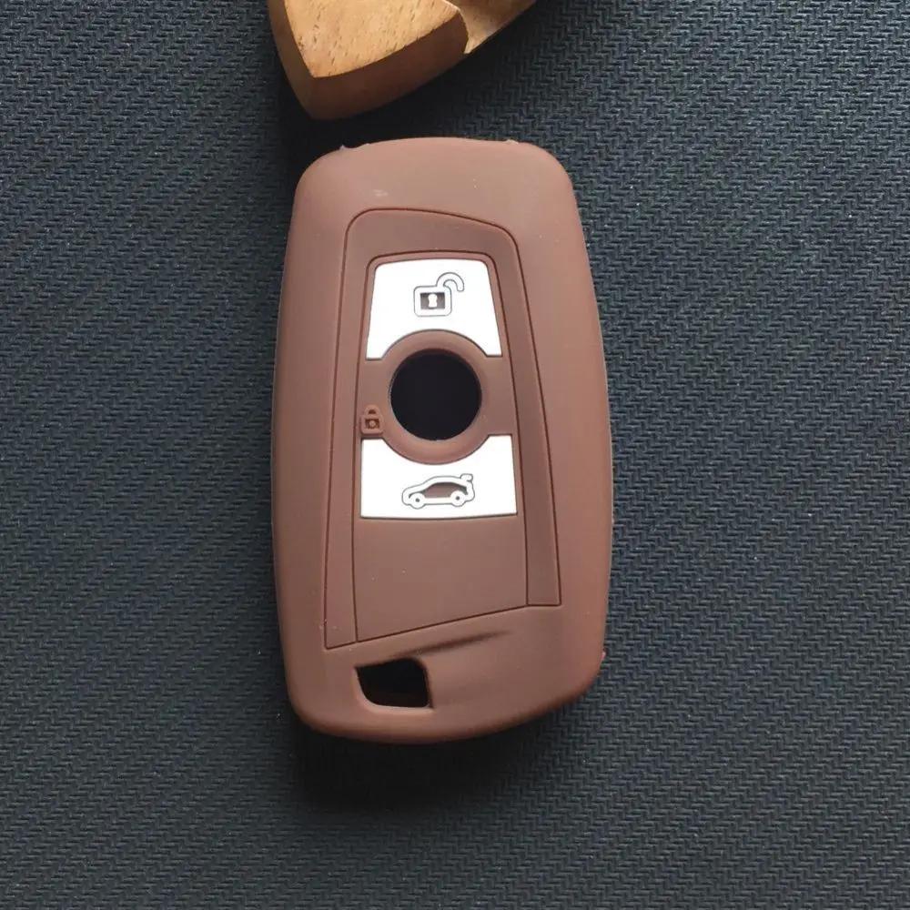 Silicone Car Key Fob Cover Case Holder Keychain Accessories For Bmw F10 F20 F30 Z4 X1 X3 X4 M1 M2 M3 E90 1 2 3 5 7 Series Remote
