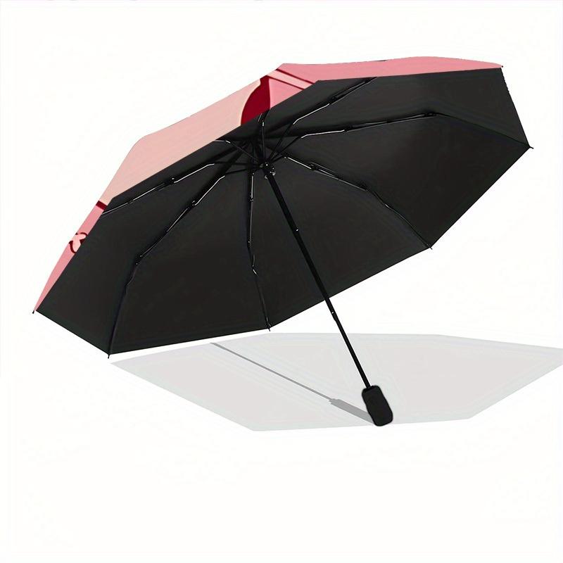 Courage the Cowardly Dog Love Automatic Umbrella with Folding Feature - Travel Umbrella, Perfect Gift for Birthday, Christmas A0827029