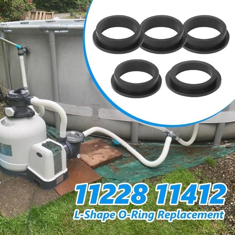 10pcs Swimming Pool Filter Pumps Replacement Gaskets High Elasticity Rubber Sealing Rings Sand Filter Pumps Rubber Seals