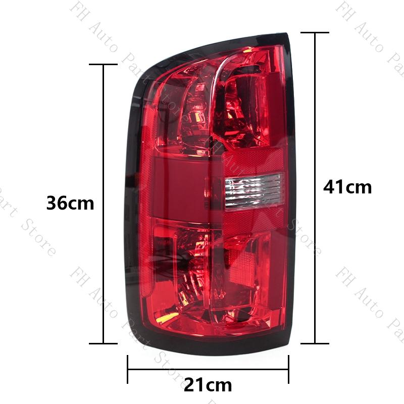 For Chevrolet Colorado 2015 2016 2017 2018 2019 2020 2025 Rear Bumper Tail Light Brake Stop Reverse Lamp Taillamp No Bulb